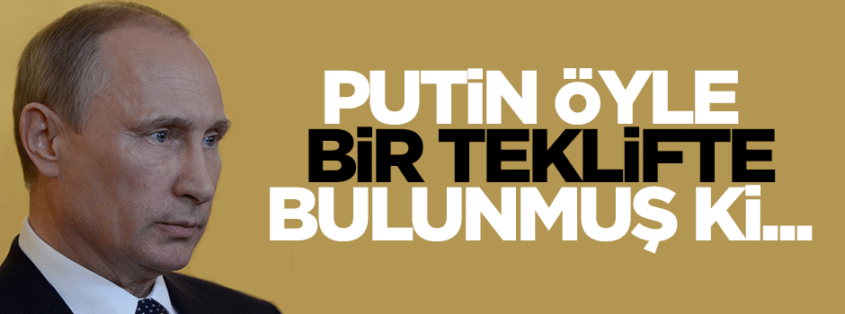 Putin'den 'Ukrayna'yı bölüşelim' teklifi