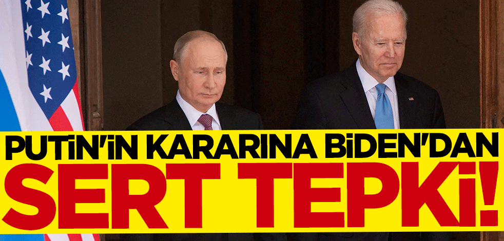 Putin'in ilhak kararına Biden'dan sert tepki
