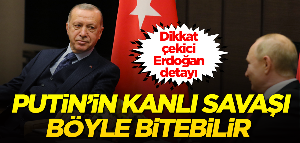 Putin'in kanlı savaşı böyle bitebilir! Erdoğan detayı dikkat çekti