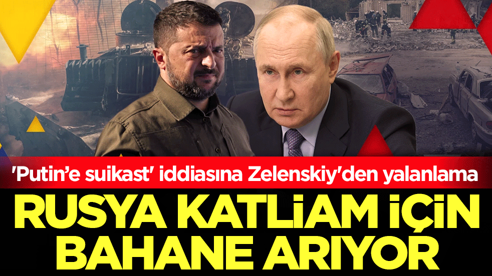 Putin’in konutuna saldırı iddiası ortalığı karıştırdı! Zelenskiy'den jet yalanlama: Rusya katliam için bahane arıyor