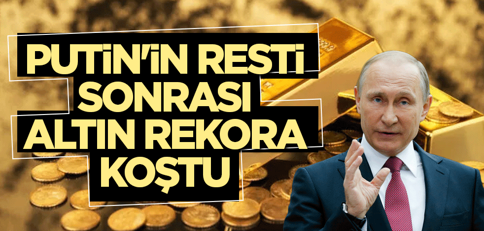 Putin'in resti altına yaradı
