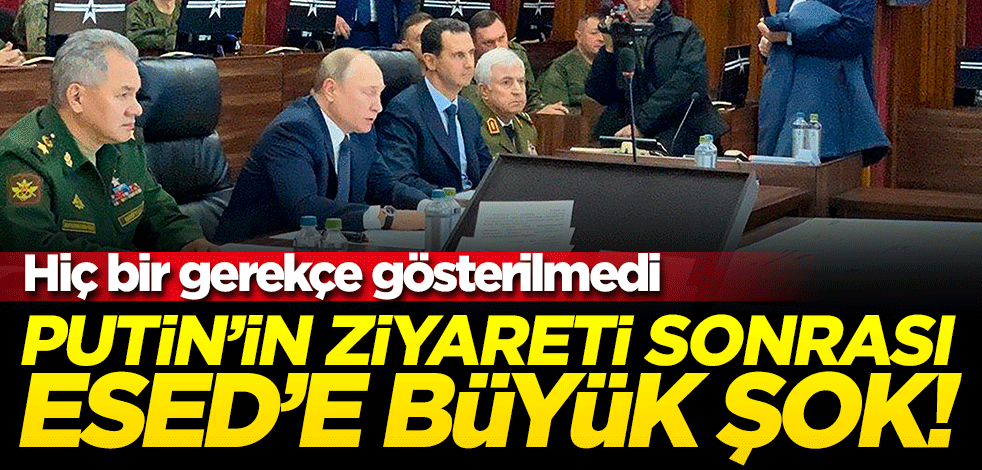 Putin'in ziyareti sonrası Twitter Esed'in hesabını kapattı!