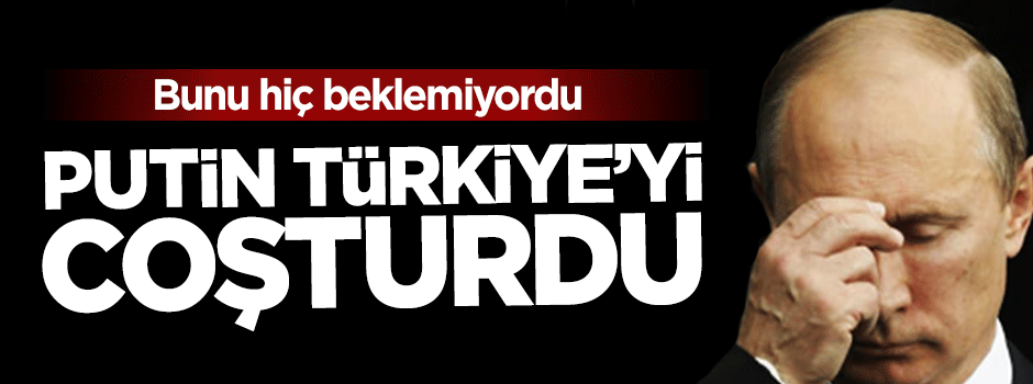 Putin'in inadı Türkiye'ye yaradı