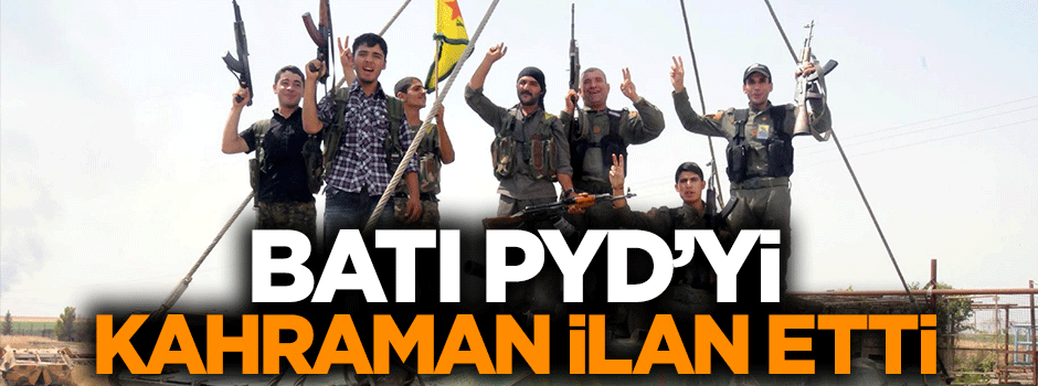 PYD Batı'da kahraman ilan edildi