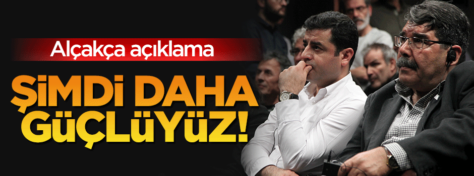 PYD elebaşı Salih Müslim: Şimdi daha güçlüyüz!