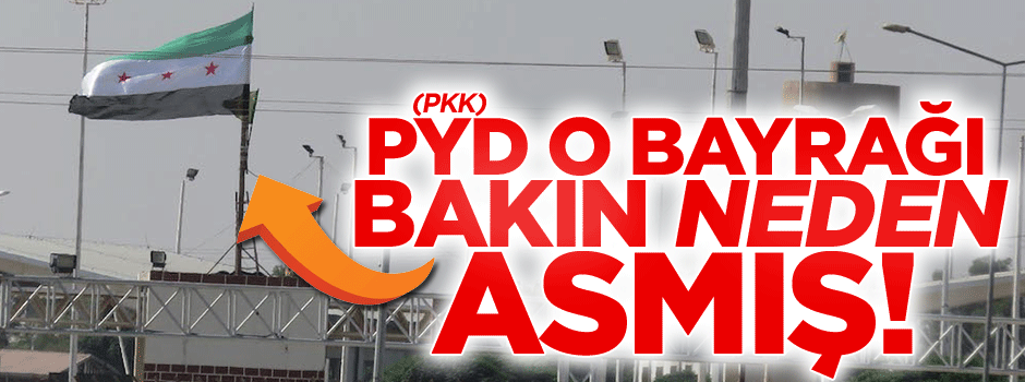 PKK uzantısı PYD, parasızlıktan ÖSO bayrağı çekmiş