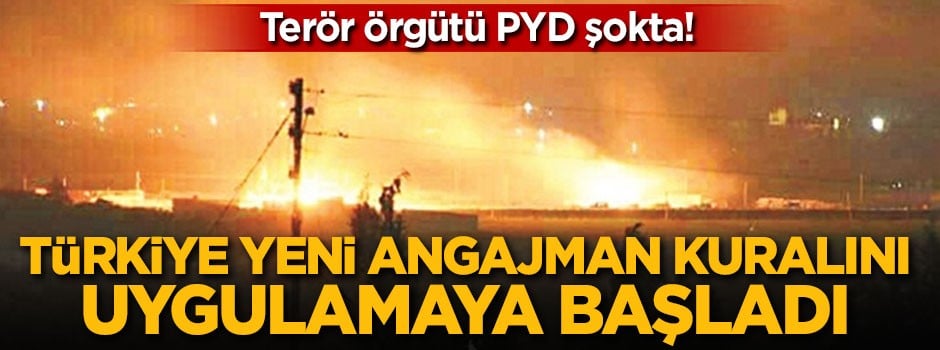 PYD şokta! Türkiye yeni angajman kuralını uygulamaya başladı