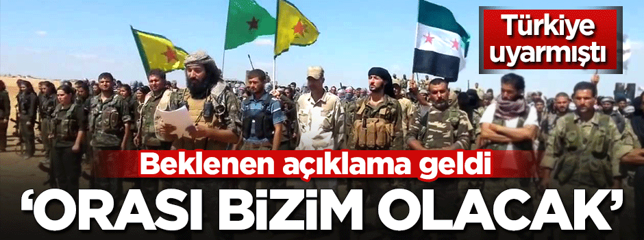 PYD'den skandal 'Rakka' açıklaması!