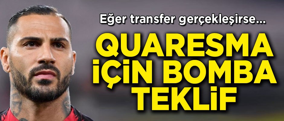 Quaresma için bomba teklif! Eğer transfer gerçekleşirse...