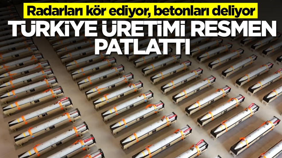 Radarları kör ediyor, betonları deliyor: Türkiye üretimi resmen patlattı