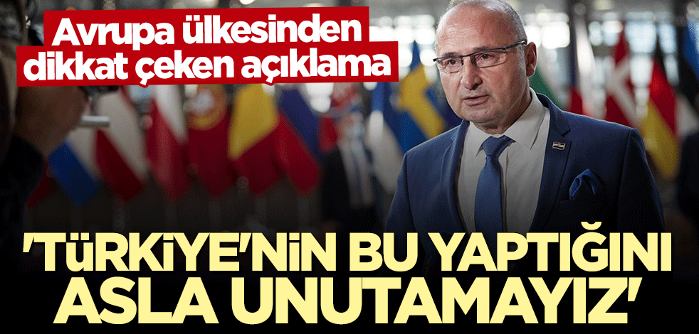 Radman: Türkiye'nin bu yaptığını asla unutamayız