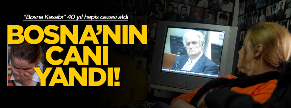 Radovan Karadzic'e 40 yıl hapis cezası verilmesi Boşnakları üzdü