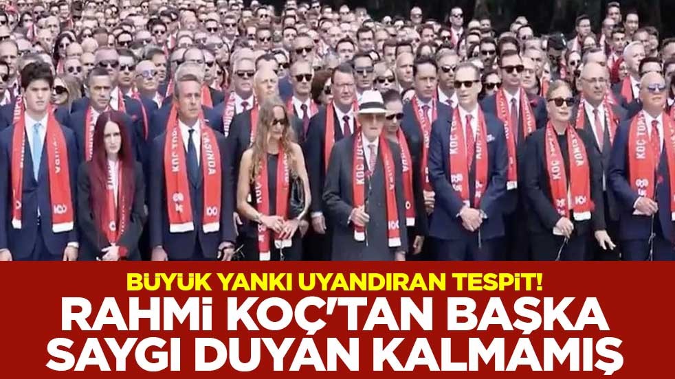 Rahmi Koç'tan başka saygı duyan kalmamış! Sosyal medyada büyük yankı uyandıran tespit