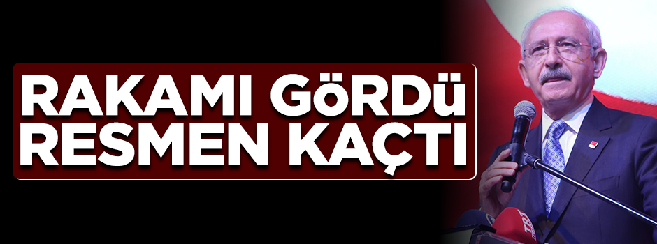 Sandığa gömüleceğini anlayan Kılıçdaroğlu adaylıktan kaçtı!