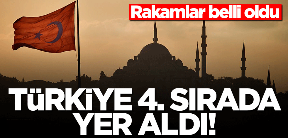 Rakamlar belli oldu! En iyi dördüncü ülke Türkiye