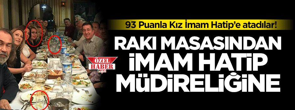 Rakı masasından İHL müdürlüğüne