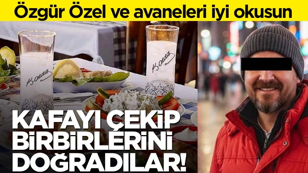“Rakıcı Özgür” ve avaneleri iyi okusun! Alkol masasında arkadaşlar birbirini doğradı