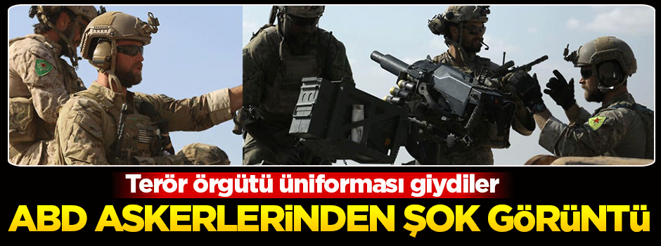 Rakka'da YPG üniformalı ABD askerleri!