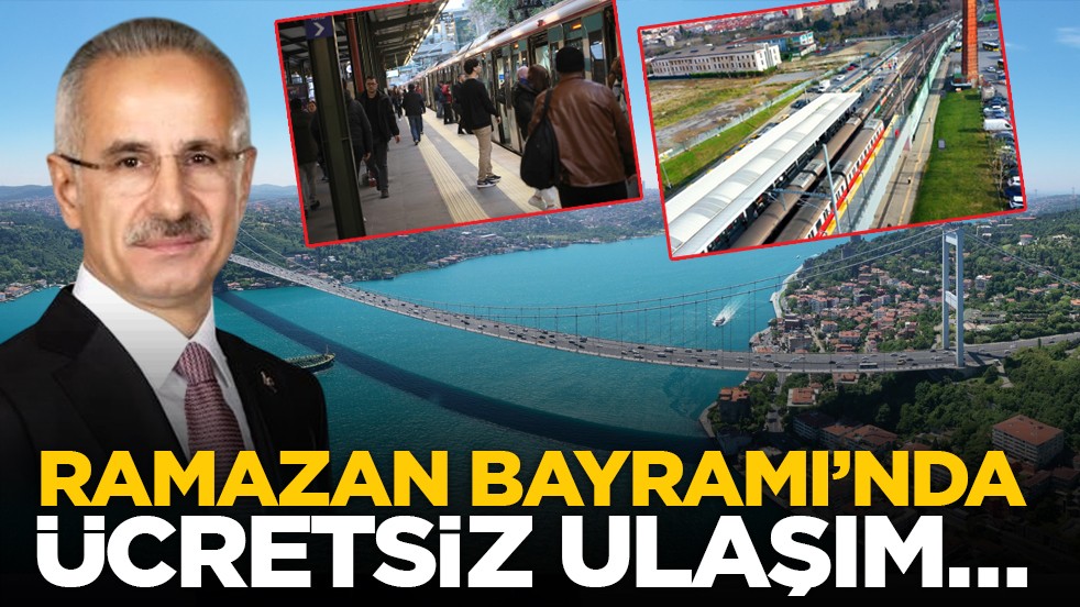 Ramazan Bayramı’nda ücretsiz ulaşım…