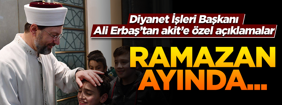 "Ramazan diriliş ayı"