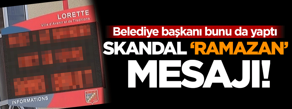 'Ramazan'ı sessiz yaşamak zorundasınız'