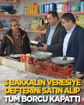 Ramazan’ın kadim geleneğini MÜSİAD üyesi işadamı devam ettirdi: 3 bakkalın veresiye defterini satın alıp tüm borcu kapattı