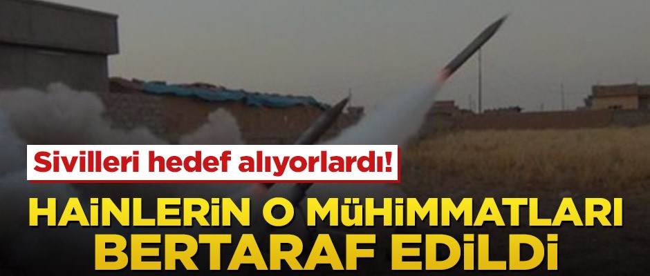 Rasulayn'da ele geçirilen Katyuşa roketleri etkisiz hale getirildi