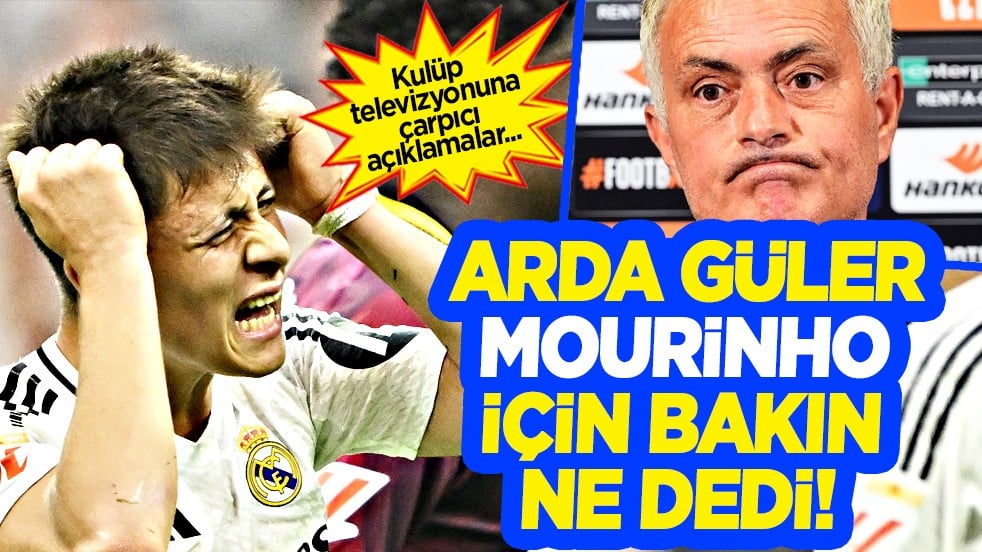 Real Madrid'de Portekizli dönemi: Arda Güler'in Mourinho mutluluğu