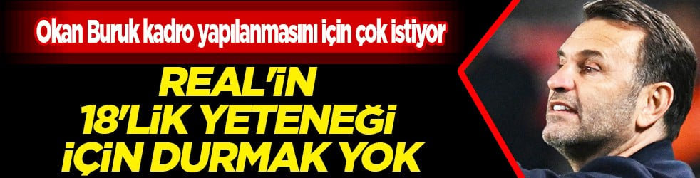 Real'in gençlik projesi çöktü mü? Galatasaray, Real'in 18'lik yeteneği için transfer savaşında
