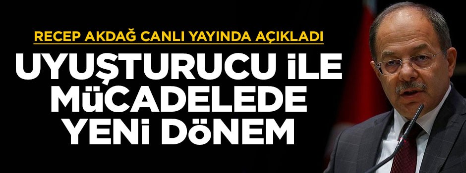 Recep Akdağ açıkladı: Türkiye'de bir ilk, atık sularda da aranacak