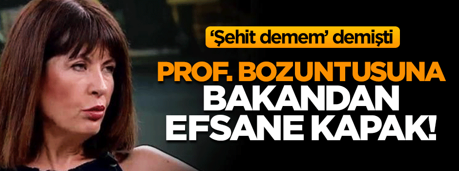 Recep Akdağ da Prof. bozuntusuna tepki gösterdi