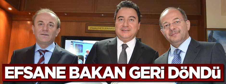 Recep Akdağ Sağlık Bakanlığı'na geri döndü