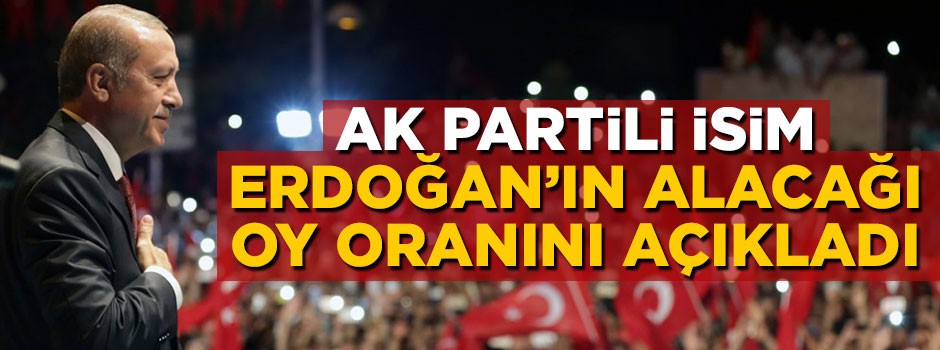 Recep Akdağ'dan seçim tahmini