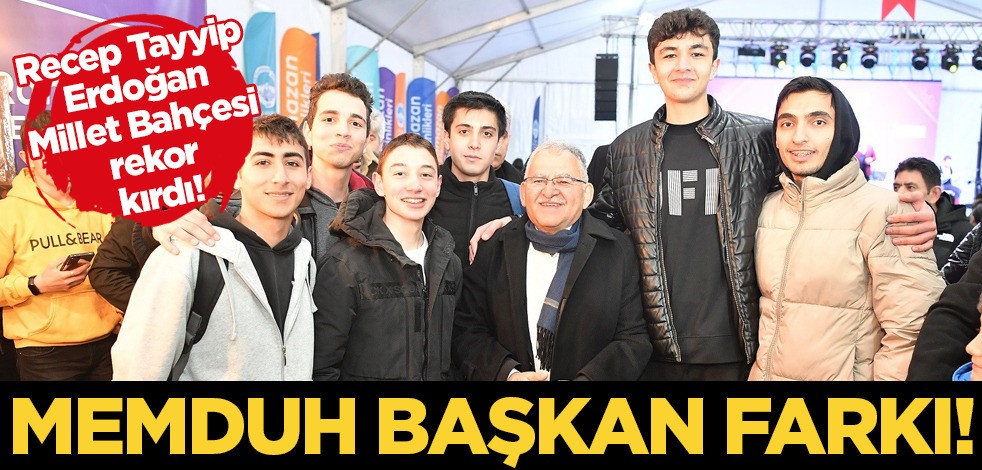 Recep Tayyip Erdoğan Millet Bahçesi etkinlikleri! Bayramda 1,5 milyon ziyaretçi akın etti... O ilimizde!