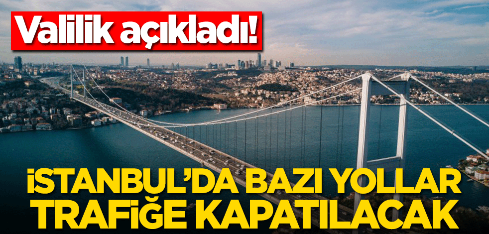Redbull organizasyonu sebebiyle İstanbul'da bazı yollar trafiğe kapatılacak