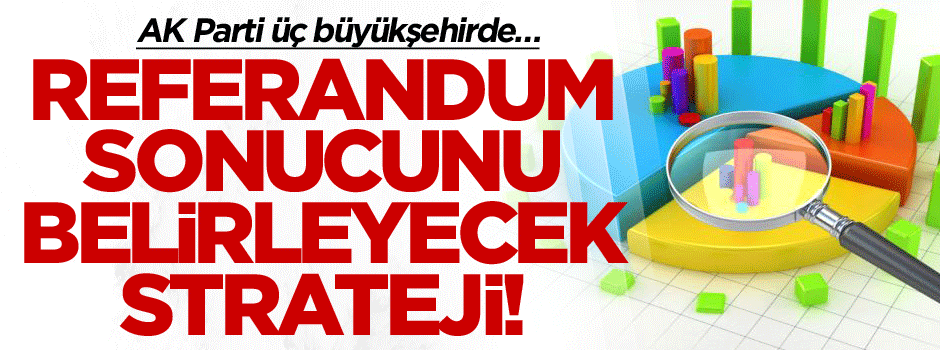 Referandum sonucunu belirleyecek strateji! AK Parti üç büyükşehirde…