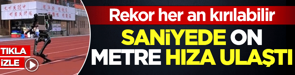 Rekor her an kırılabilir: Çinli insansı robot Bolt’un tahtını sallıyor! Saniyede on metre hıza ulaştı