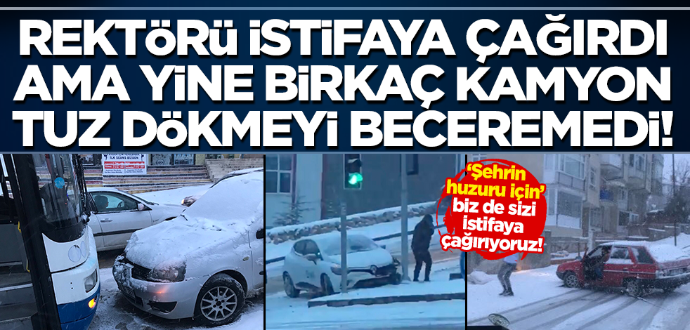 Rektörü istifaya çağıran Mansur Yavaş'a Şamil Tayyar'dan 'kar' tepkisi