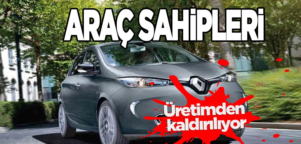 Renault'dan radikal bir karar! Yüzlerce araç: İmzalar ile o modellerden biri üretimden kaldırılıyor!