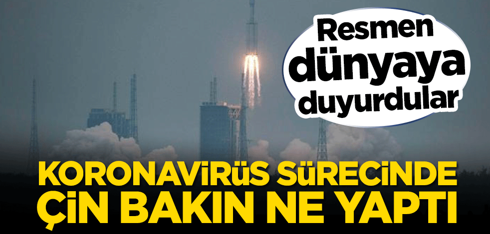 Resmen dünyaya duyurdular! Koronavirüs sürecinde Çin bakın ne yaptı