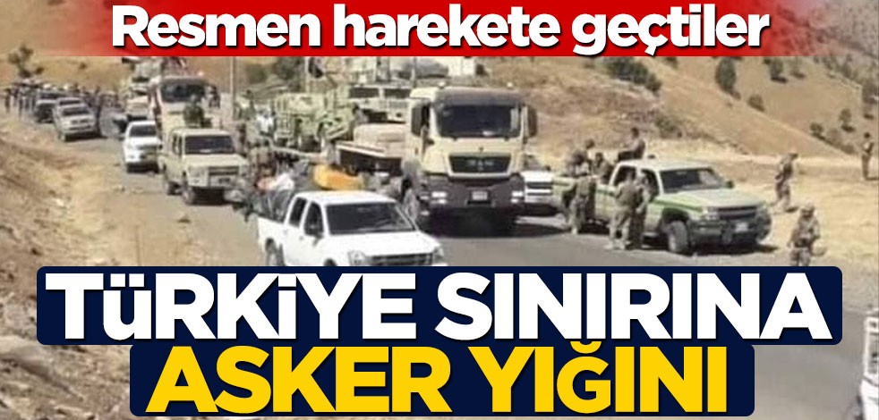 Türkiye sınırına asker yığdılar