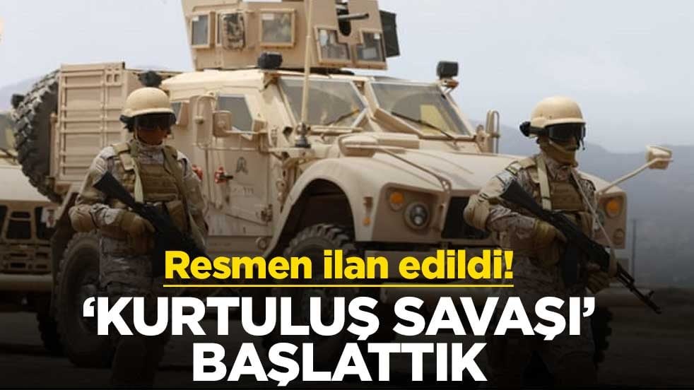 Resmen ilan edildi! "Kurtuluş Savaşı" başlattık