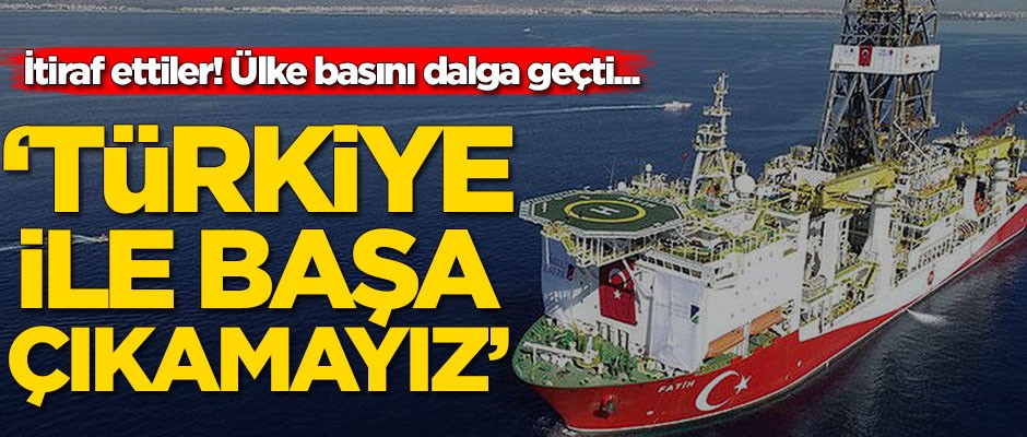Resmen itiraf ettiler! 'Türkiye ile başa çıkamayız'