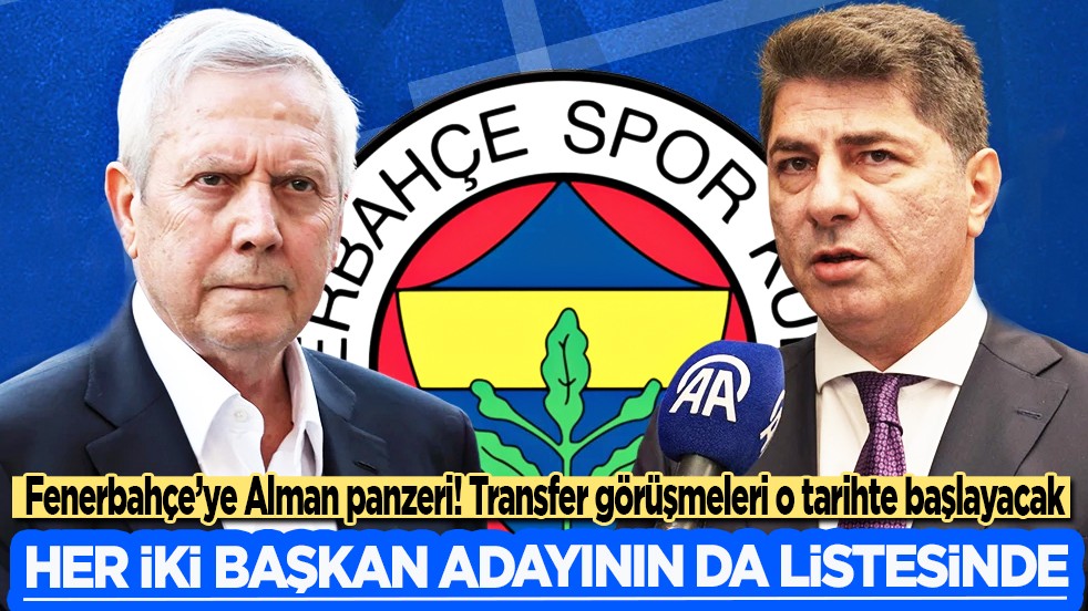 Resmen karşı karşıya... Fenerbahçe'ye Alman panzeri! Transfer görüşmeleri o tarihte başlayacak