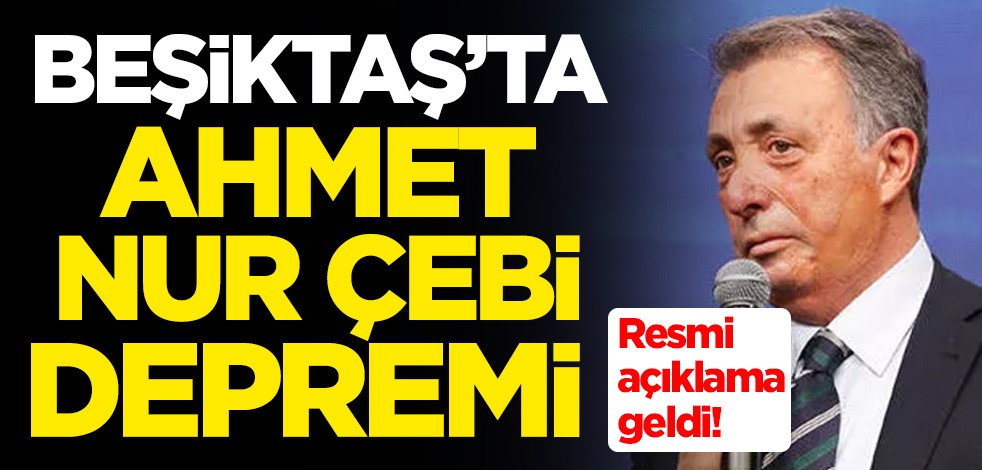 Resmi açıklama geldi! Beşiktaş Başkanı Ahmet Nur Çebi'nin koronavirüs testi pozitif çıktı