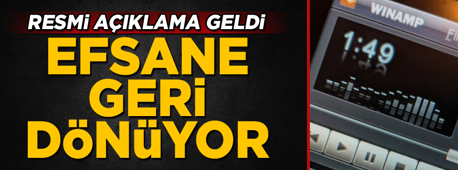 Resmi açıklama geldi! Efsane geri dönüyor