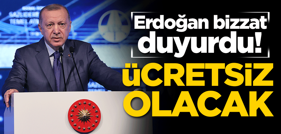 Resmi açıklama geldi! Ücretsiz olacak