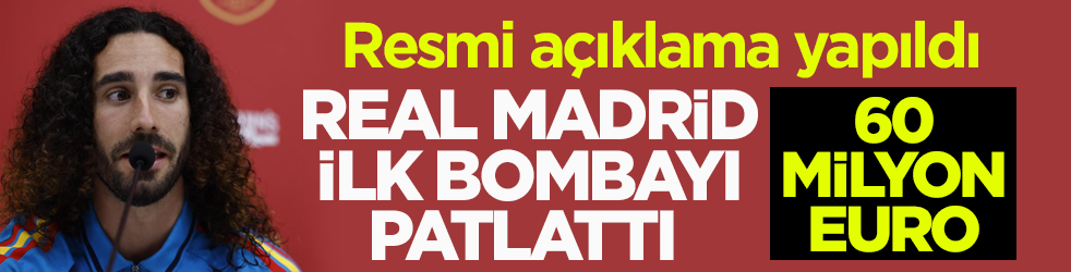 Resmi açıklama yapıldı! Real Madrid ilk bombayı patlattı