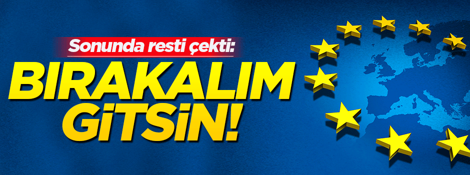 AP Başkanı: Bırakalım gitsin!