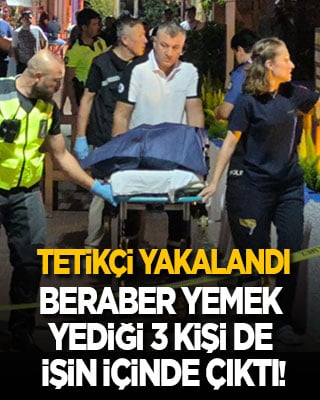 Restoranda infaz edilmişti, tetikçi yakalandı! Beraber yemek yediği 3 kişi de işin içinde çıktı